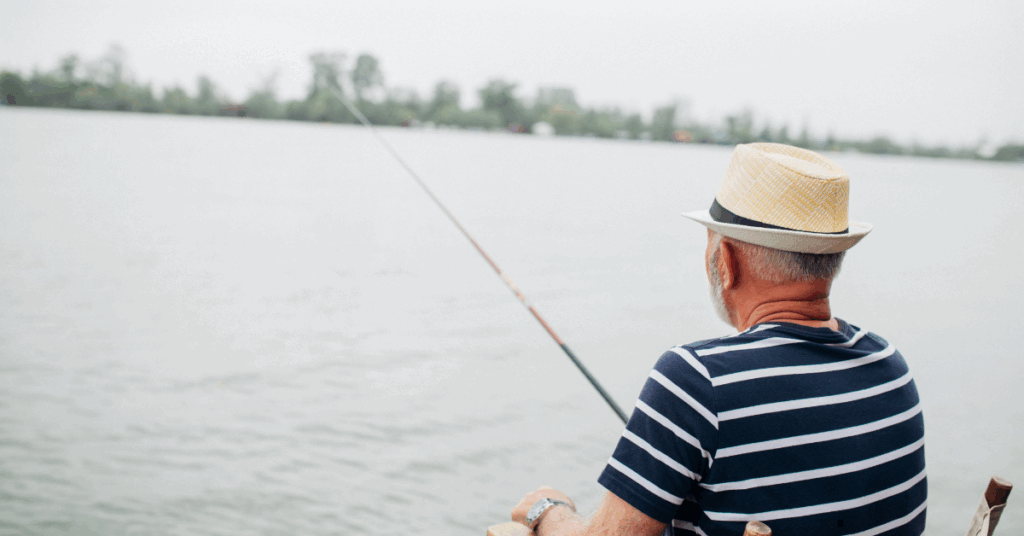 Man fishing