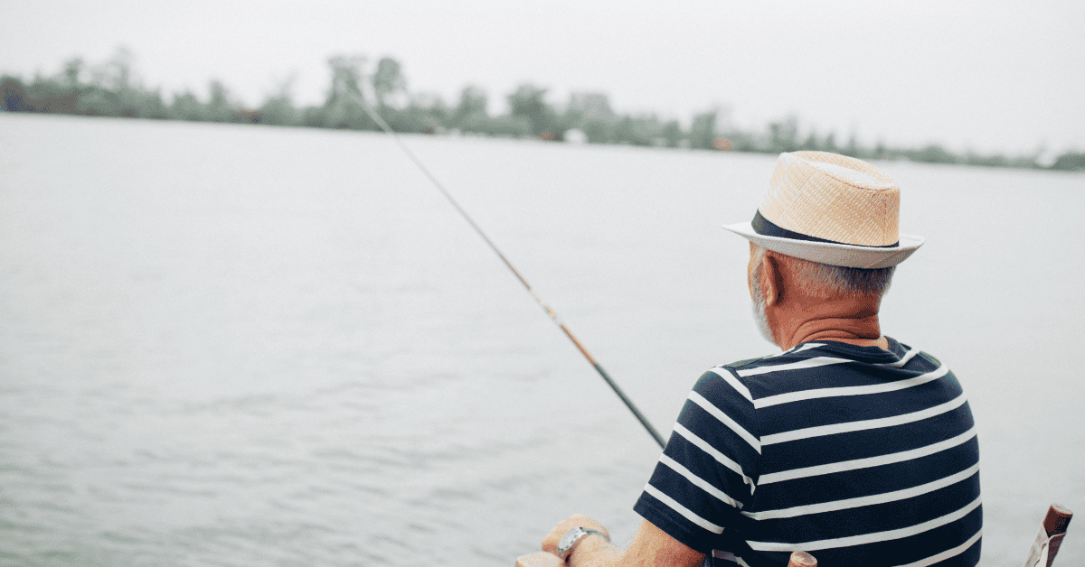 Man fishing